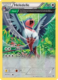 Carte Pokémon Hélédelle 72 — Ciel Rugissant