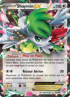 Carte Pokémon Shaymin EX 77 — Ciel Rugissant
