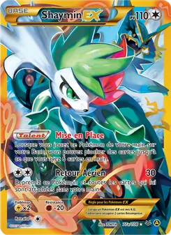 Carte Pokémon Shaymin EX 77a — Ciel Rugissant