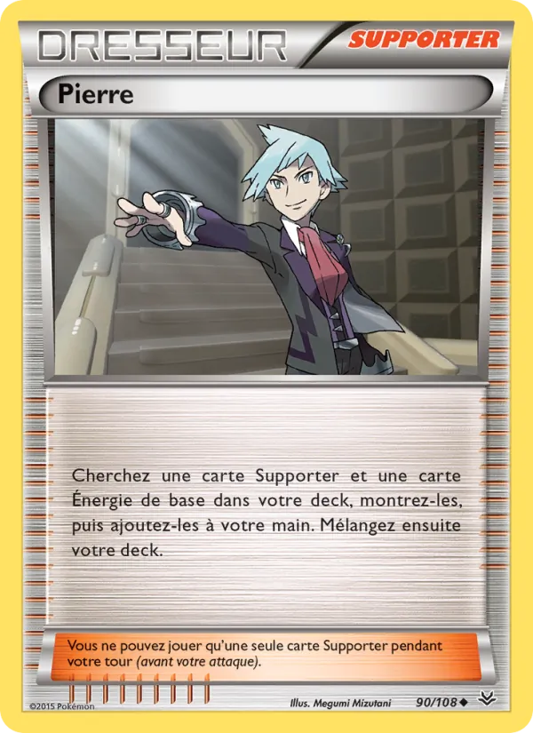 Carte Pokémon Pierre 90/108 de l'extension Ciel Rugissant