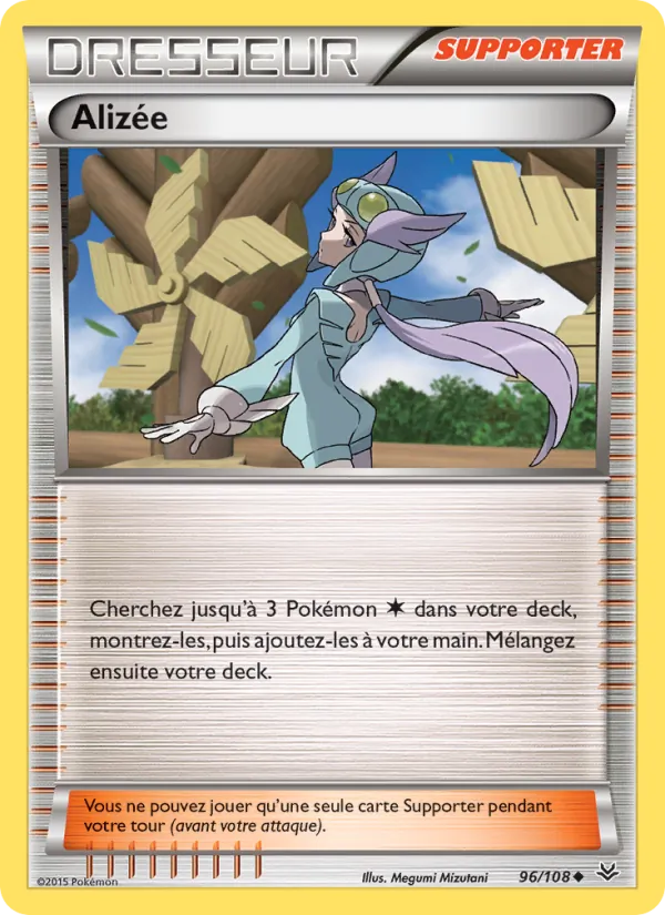 Carte Pokémon Alizée 96/108 de l'extension Ciel Rugissant