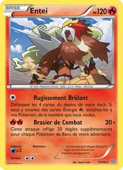 Carte Pokémon Entei 14