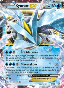 Carte Pokémon Kyurem EX 25