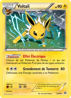 Carte Pokémon Voltali 26