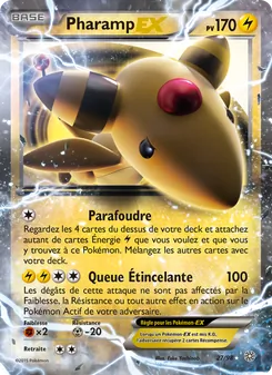 Carte Pokémon Pharamp EX 27