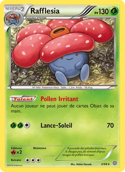 Carte Pokémon Rafflesia 3