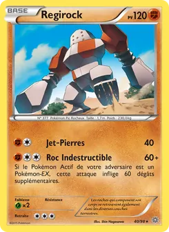 Carte Pokémon Regirock 40