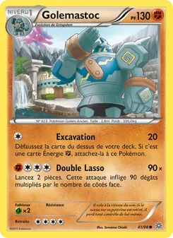 Carte Pokémon Golemastoc 41