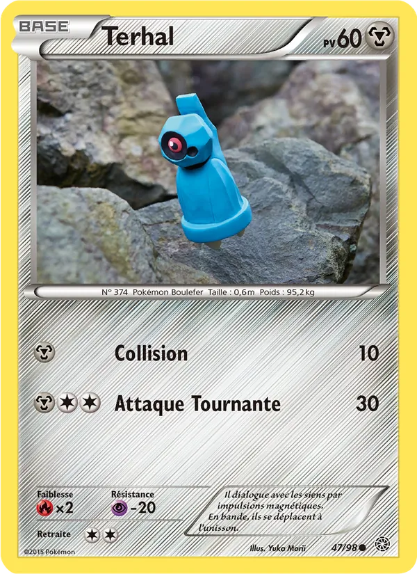 Carte Pokémon Terhal 47/98 de l'extension Origines Antiques