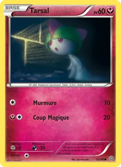 Carte Pokémon Tarsal 52