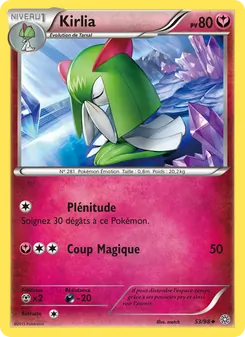 Carte Pokémon Kirlia 53