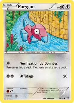 Carte Pokémon Porygon 64