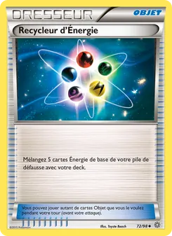Carte Pokémon Recycleur d'Énergie 72 — Origines Antiques