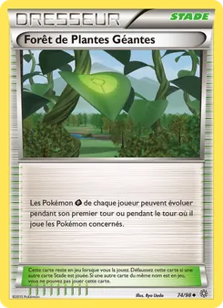 Carte Pokémon Forêt de Plantes Géantes 74 — Origines Antiques