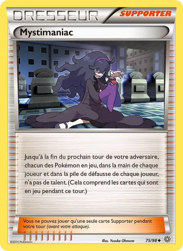 Carte Pokémon Mystimaniac 75/98 de l'extension Origines Antiques