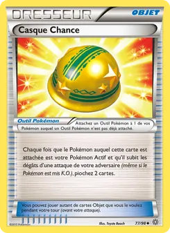 Carte Pokémon Casque Chance 77