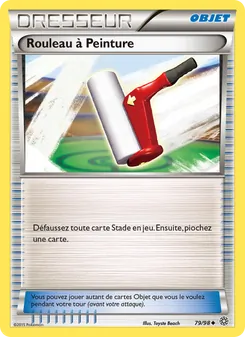 Carte Pokémon Rouleau à Peinture 79