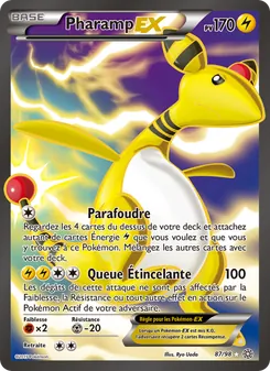 Carte Pokémon Pharamp EX 87