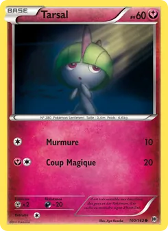 Carte Pokémon Tarsal 100