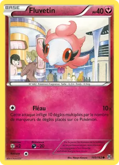 Carte Pokémon Fluvetin 105