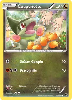 Carte Pokémon Coupenotte 108