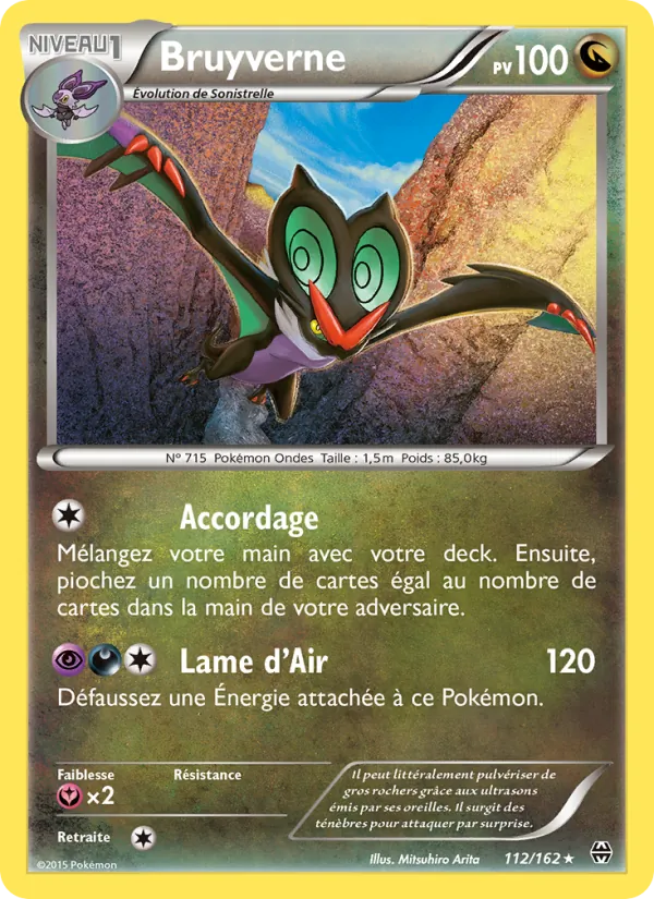 Carte Pokémon Bruyverne 112/162 de l'extension Impulsion Turbo
