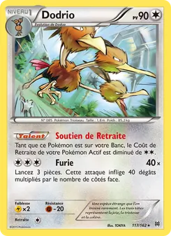 Carte Pokémon Dodrio 117