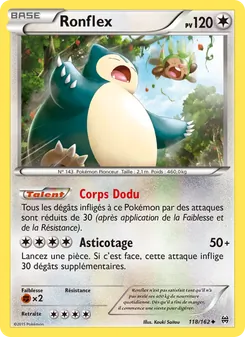 Carte Pokémon Ronflex 118