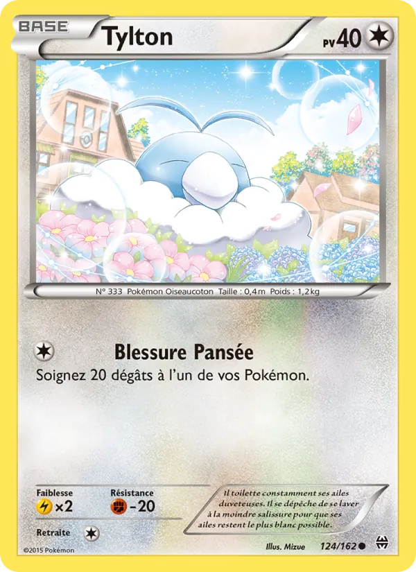 Carte Pokémon Tylton 124/162 de l'extension Impulsion Turbo