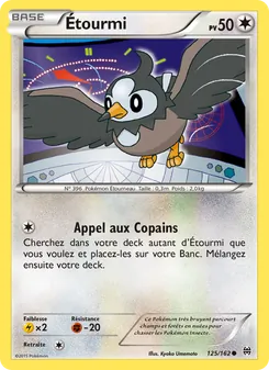Carte Pokémon Étourmi 125