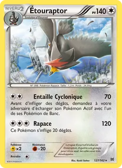 Carte Pokémon Étouraptor 127