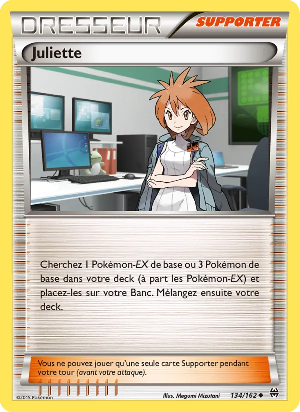 Carte Pokémon Juliette 134/162 de l'extension Impulsion Turbo