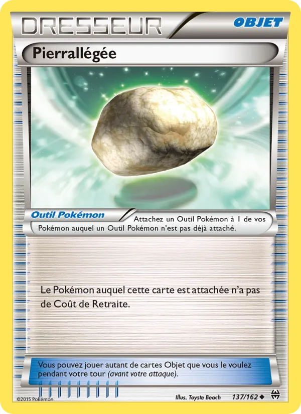 Carte Pokémon Pierrallégée 137/162 de l'extension Impulsion Turbo