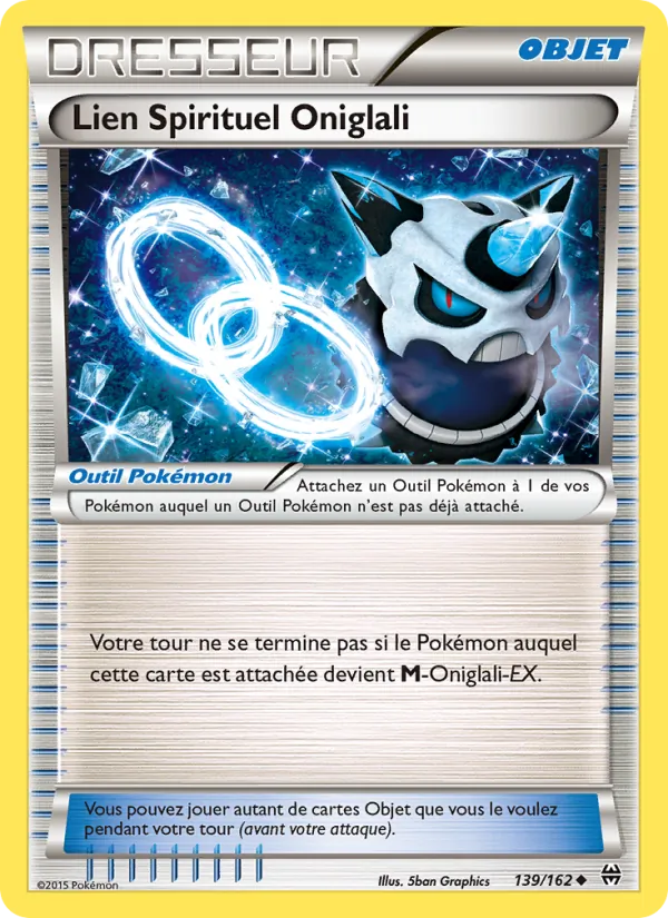 Carte Pokémon Lien Spirituel Oniglali 139/162 de l'extension Impulsion Turbo