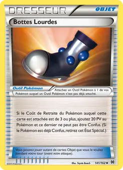 Carte Pokémon Bottes Lourdes 141