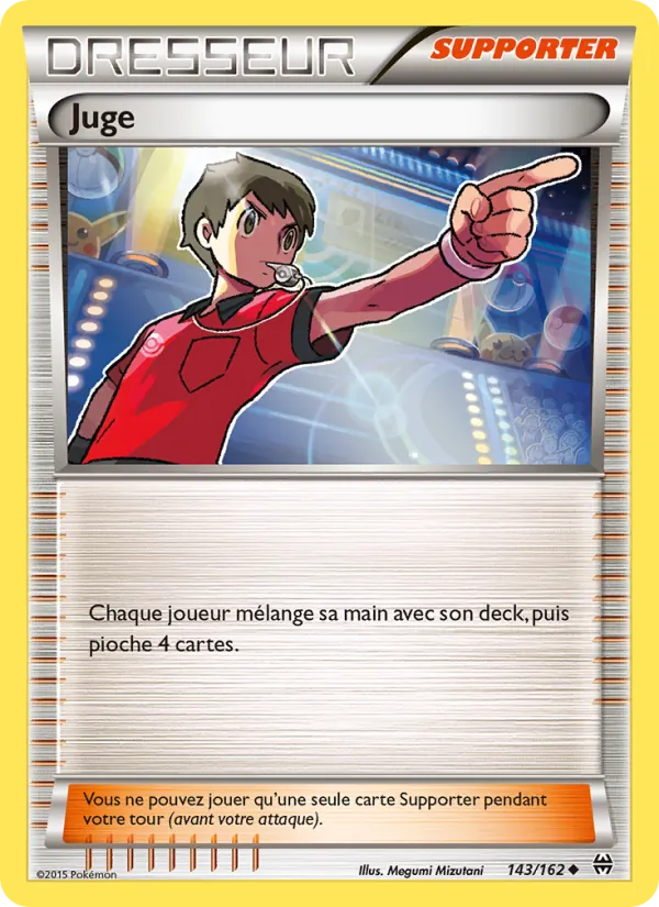 Carte Pokémon Juge 143/162 de l'extension Impulsion Turbo