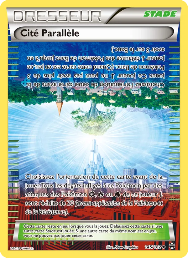 Carte Pokémon Cité Parallèle 145/162 de l'extension Impulsion Turbo