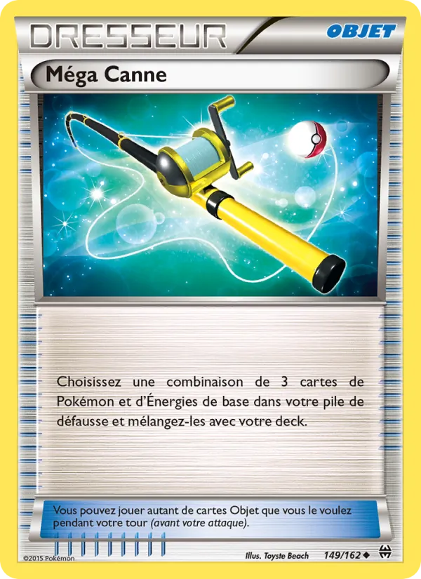 Carte Pokémon Méga Canne 149/162 de l'extension Impulsion Turbo