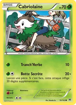 Carte Pokémon Cabriolaine 16