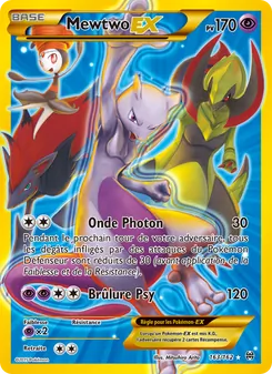 Carte Pokémon Mewtwo EX 163