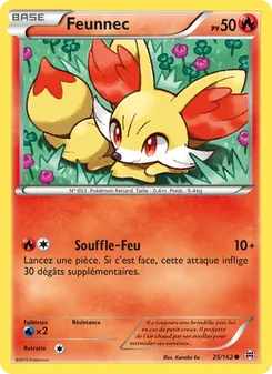 Carte Pokémon Feunnec 25