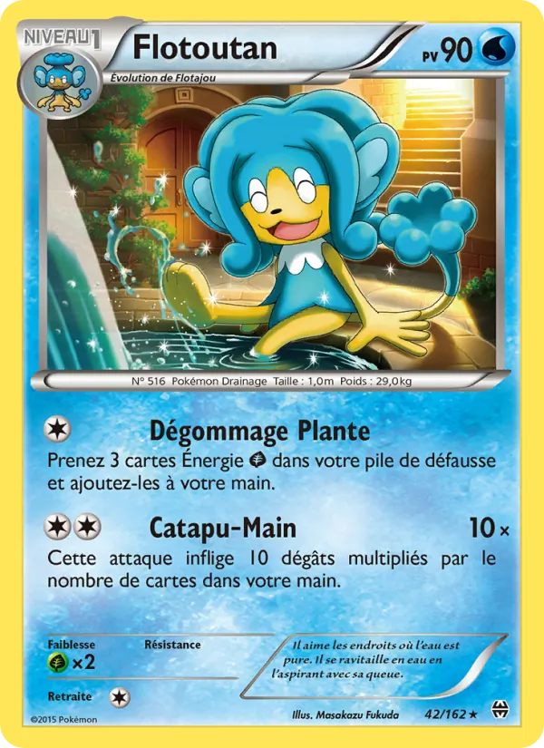 Carte Pokémon Flotoutan 42/162 de l'extension Impulsion Turbo