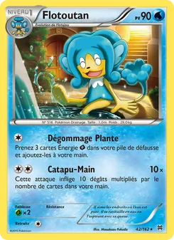 Carte Pokémon Flotoutan 42