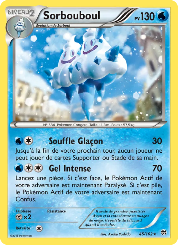 Carte Pokémon Sorbouboul 45/162 de l'extension Impulsion Turbo