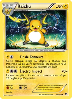 Carte Pokémon Raichu 49