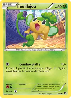 Carte Pokémon Feuillajou 5
