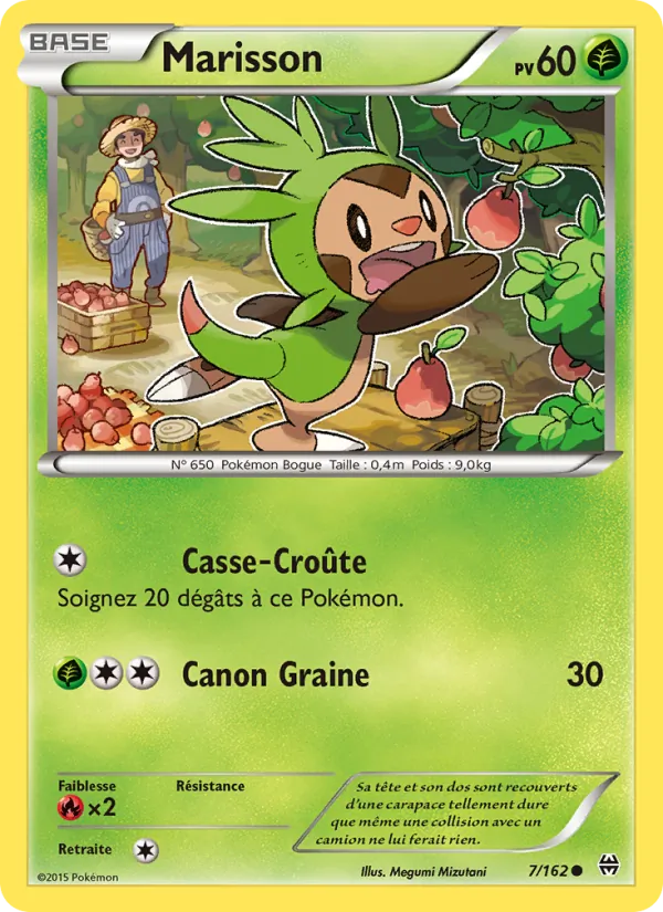 Carte Pokémon Marisson 7/162 de l'extension Impulsion Turbo