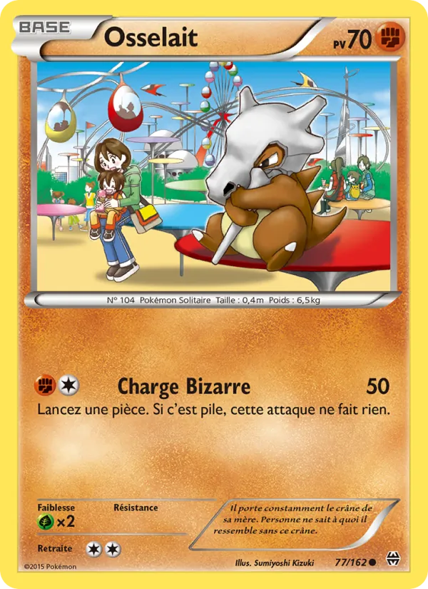 Carte Pokémon Osselait 77/162 de l'extension Impulsion Turbo
