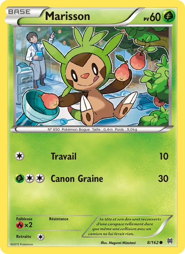Carte Pokémon Marisson 8/162 de l'extension Impulsion Turbo