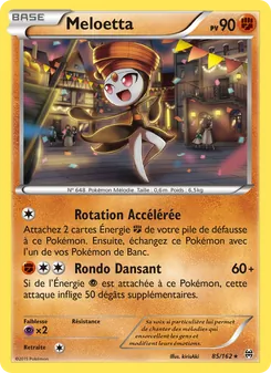 Carte Pokémon Meloetta 85